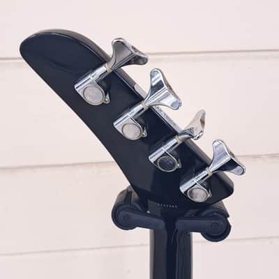HAMER EXPLORER-STYLE BASS – “CHEAP TRICK ESSENTIAL”  IN BLACK image 4