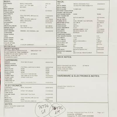 Fender Custom Shop Merle Haggard Signature Telecaster image 8