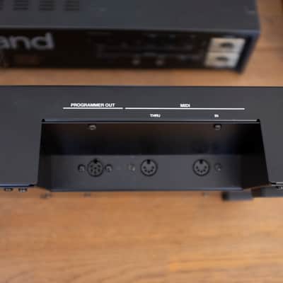 2 x Roland MKS-80 Super Jupiter with 1 x MPG-80 Programmer 1984 - 1989 - Black image 15