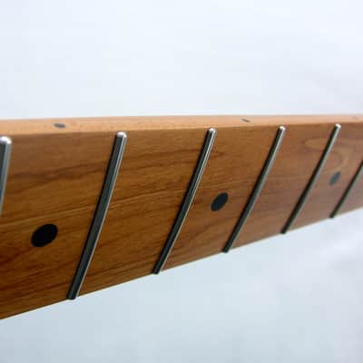 Stratocaster S.S. FRETS/Vintage Style/Rounded/22 Frets/ROASTED fits Warmoth, Fender STRAT image 1