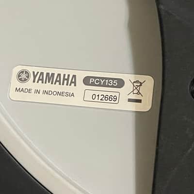 Yamaha PCY135 3-Zone 13" Electronic Cymbal Pad 2015 - Present - Black image 3