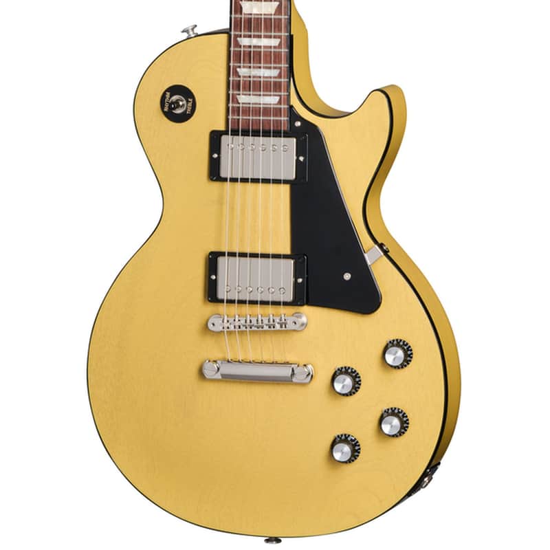 Gibson USA Les Paul Standard 60s Mahogany Top; TV Yellow image 1
