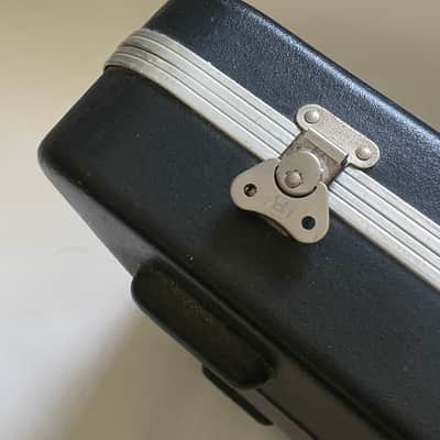 1990's Fender USA Stratocaster Telecaster Black Molded Hardshell Guitar Case Butterfly Latches image 18
