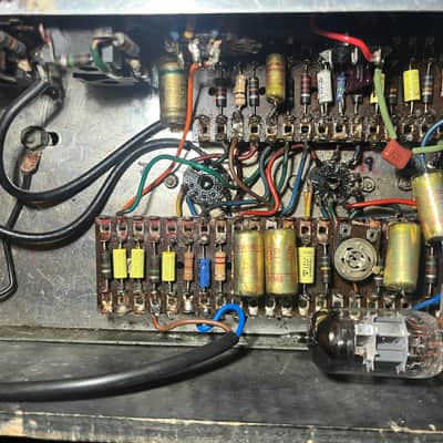 1962 Vox AC-30/6 Twin Top Boost 3-Channel 30-Watt 2x12" Guitar Combo 1962 - Black image 16