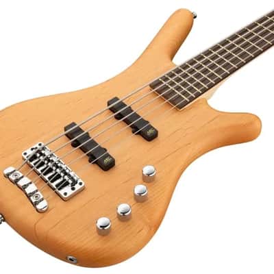 Warwick RockBass Corvette Basic, 5-String - Natural Transparent Satin image 1
