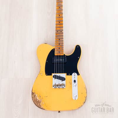 2023 Fender Custom Shop 1952 Telecaster Streamlined U Heavy Relic Butterscotch Blonde w/ P-90, Case, CoA, Lightweight Ash image 2