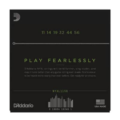 D'Addario NYXL 11-56 Carbon Steel Alloy - Electric Guitar Strings image 2