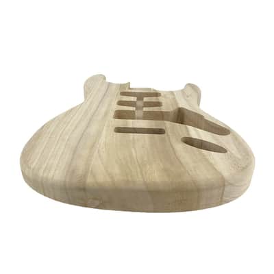 Stratocaster Style Electric Guitar SSH Body, Paulownia image 9