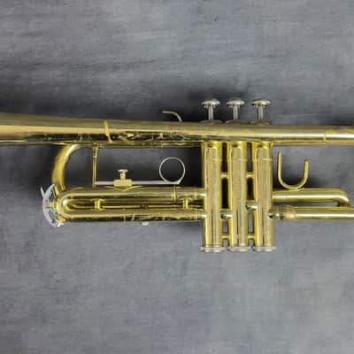 1980s-1990s Bach TR300H2 Bb Trumpet with original Hard Case image 11