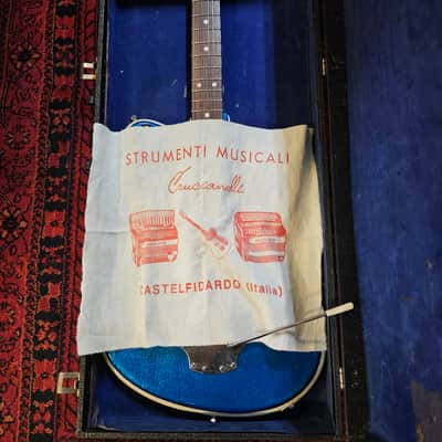 1963 Crucianelli Elite Model 40-V Blue Sparkle image 14