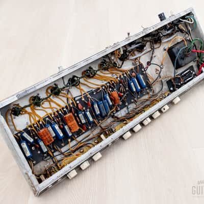 1962 Fender Dual Showman Blonde Brown Panel Vintage Piggyback Tube Amp 2x15 w/ Altec 421A image 17