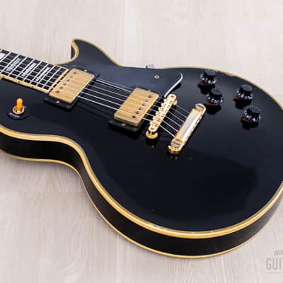 1992 Gibson Pre-Historic ‘57 Les Paul Custom Black Beauty LPB7 w/ '57 Classic PAFs & Case image 11