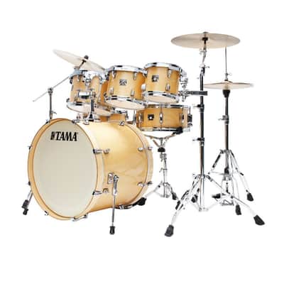 TAMA Superstar Classic 7-Piece Shell Pack with 22" Bass Drum (Gloss Natural Blonde) image 2