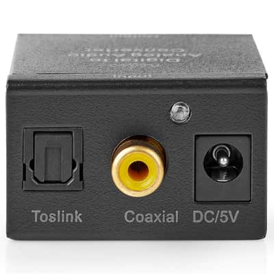 ACON2510BK - Convertisseur Toslink/SPDIF vers RCA/MiniJack Nedis image 2