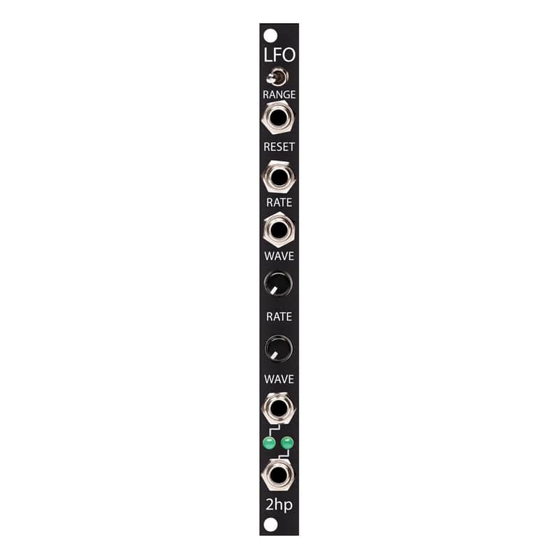 2hp LFO V2 Eurorack Module (Black) image 1