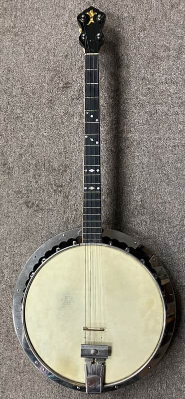 Lyons & Healy- American Conservatory Tenor Banjo, with OHSC, 1900's image 1