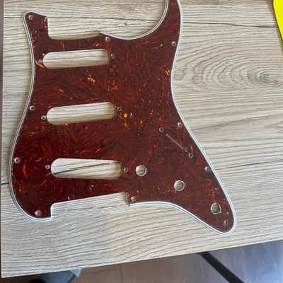 Celluloid Red Tortoise Vintage style Stratocaster Pickguard image 4