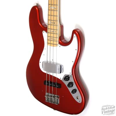 Fender Jazz Bass Candy Apple Red 70s Neck / MIJ Body image 1