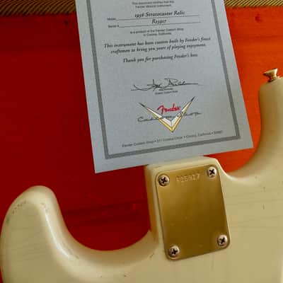 2004 Fender Custom Shop '56 Stratocaster "Mary Kaye" Blonde Relic image 12
