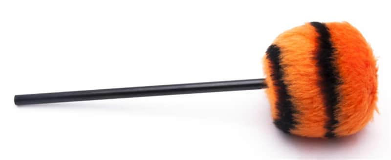 Danmar - 209OT - Fuzzy Bass Drum Beater - Orange Tiger image 1