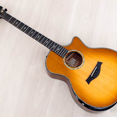 2022 Taylor Custom Grand Auditorium Acoustic Electric Guitar Adirondack Spruce + Mahogany image 13