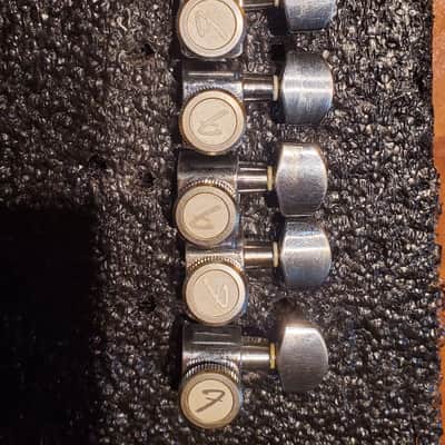 (#T416) Fender Six In Line Locking Die-Cast Chrome Tuners image 1