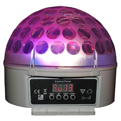 4x Blizzard Snowball DMX RGBW LED Multi Beam Effect Lights w/ Carry Bags image 6
