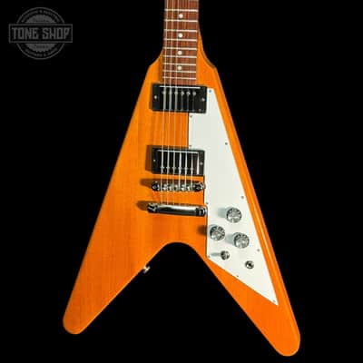 Used 2022 Gibson Flying V Natural w/Case TFW3879 image 1