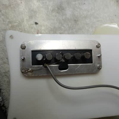 Custom built Rickenbacker 4001 Left-Handed 1975 White with White binding image 17
