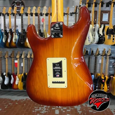Fender   Stratocaster American Professional Ii Sienna Roasted Pine image 6