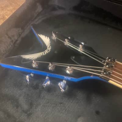Dean Dimebag Dean from Hell CFH Electric Guitar 2024 - Lightning Bolt Graphic image 5