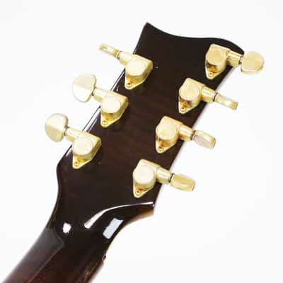 1973 Carl Barney No. 14 7-String Archtop Electric Acoustic Jazz Guitar Dark Sunburst Vintage Original Rare Early Production Made for Bucky Pizzerelli w/ Original Hard Case image 19