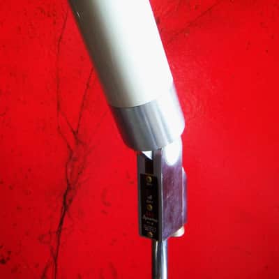 Vintage RARE 1960's Turner 44D / 466 dynamic microphone High Z Satin Chrome w cable 33D 22D 77A image 7