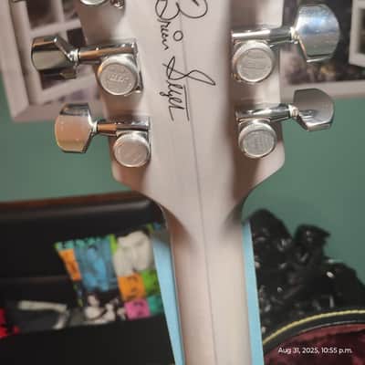 Gretsch G6120SH-HBLU Brian Setzer Hot Rod 2017 2 Tone Harbor Blue image 5