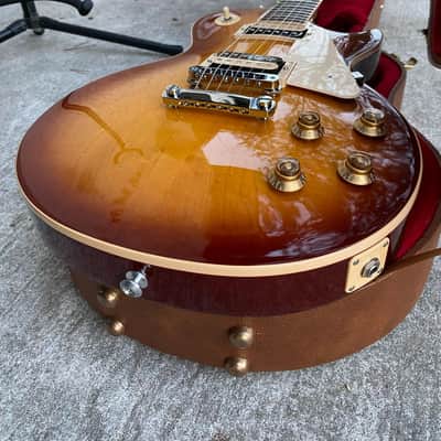 Gibson Les Paul Traditional Pro V Gloss 2016 Washed Cherry Sunburst image 14