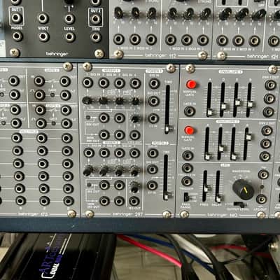Behringer System 100 and Brains in Rackbrute Case image 7