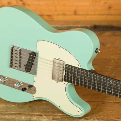 Schecter USA Custom Shop Nick Johnston PT S/H Wembley - Maccasar Ebony - Atomic Green Aged Nitro image 5