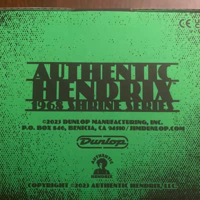 Dunlop JHMS1 Authentic Hendrix '68 Shrine Series Fuzz Face 2023 - Present - Black / Green / Orange image 2