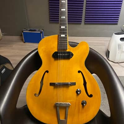 Epiphone Zephyr Regent with New York Pickup 1950 - 1958 - Natural Blonde with old p90 gibson image 1