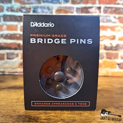 D'Addario Ebony Bridge Pins with End Pin Set image 1