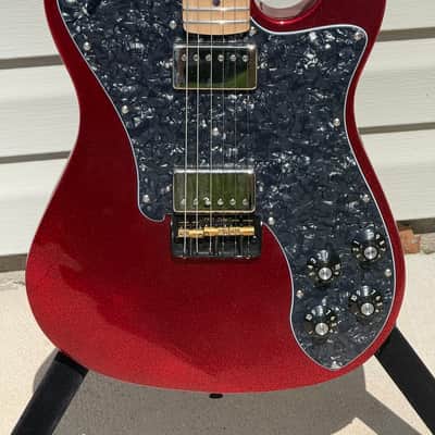 Luthier Built Telecaster Style Electric Telecaster 2025 - Red Metal Flake image 1