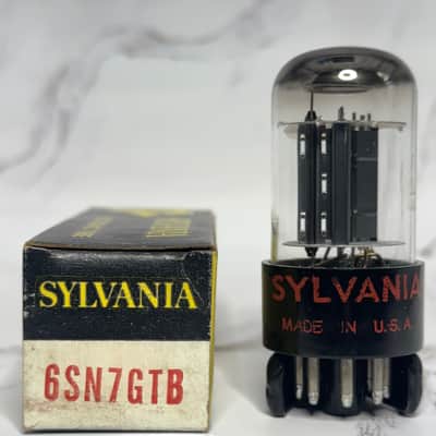 Sylvania 6SN7GTB Preamp Tube 1960s Tested - Variant B image 1