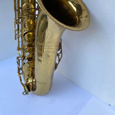 Vintage Silvertone Tenor Saxophone with Mouthpiece, Hard Case – Ready to Play 🎷 image 3