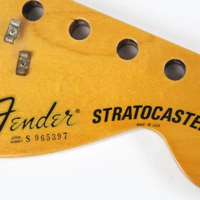 1979 Vintage Fender Stratocaster Maple 3-Bolt NECK ~MINT~ USA Strat 1970s image 13