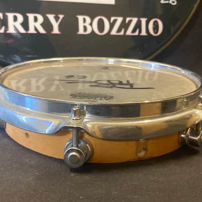 Terry Bozzio's DW - 2x8" Collector's Series Piccolo Tom - Natural Satin Oil, "Db" Autographed! image 10