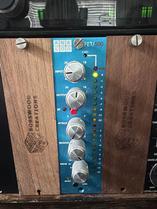 Hairball Audio FET/500 Rev. A 500 Series Compressor / Limiter Module 2010s - Blue image 1