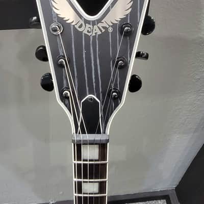 Dean Custom Run #16 Electric ML Guitar, Sandblasted Grey, (#70) DCR ML ET FL SBG image 4