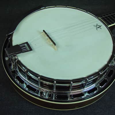 Vintage Iida Custom Made Model 231 5-String Closed Back Banjo W/Hardshell Case image 4