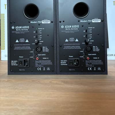 ADAM Audio T5V 5" Active Studio Monitors (Pair) 2010s - Black image 2