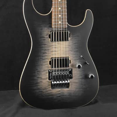 Tom Anderson Drop Top Satin Super Natural Black Burst with Binding image 1
